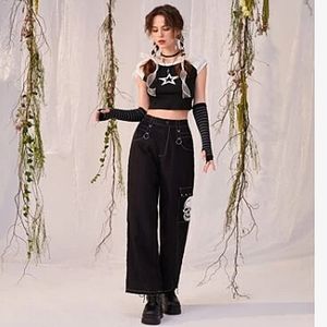 2 piece Goth punk grunge rock alt outfit pants and baby tee NEW WITH TAGS